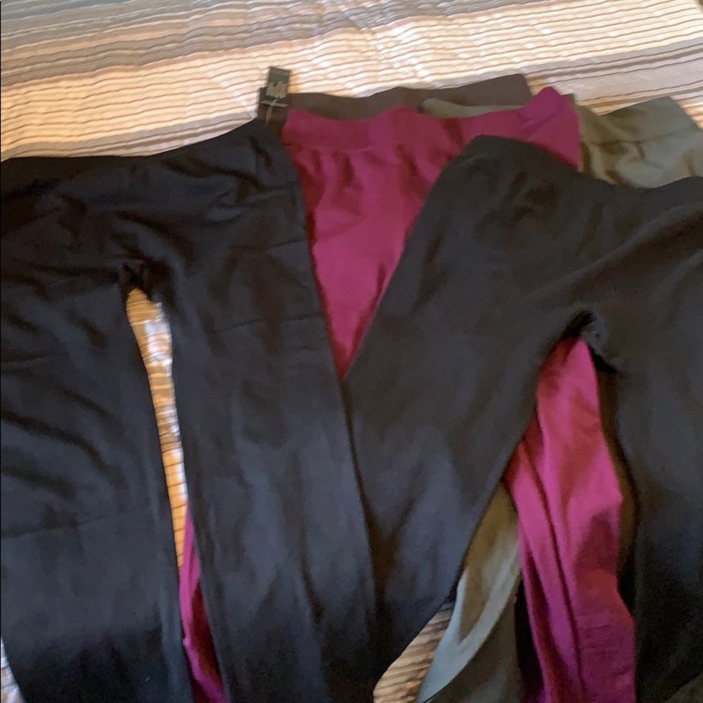 5 pairs of warm leggings.